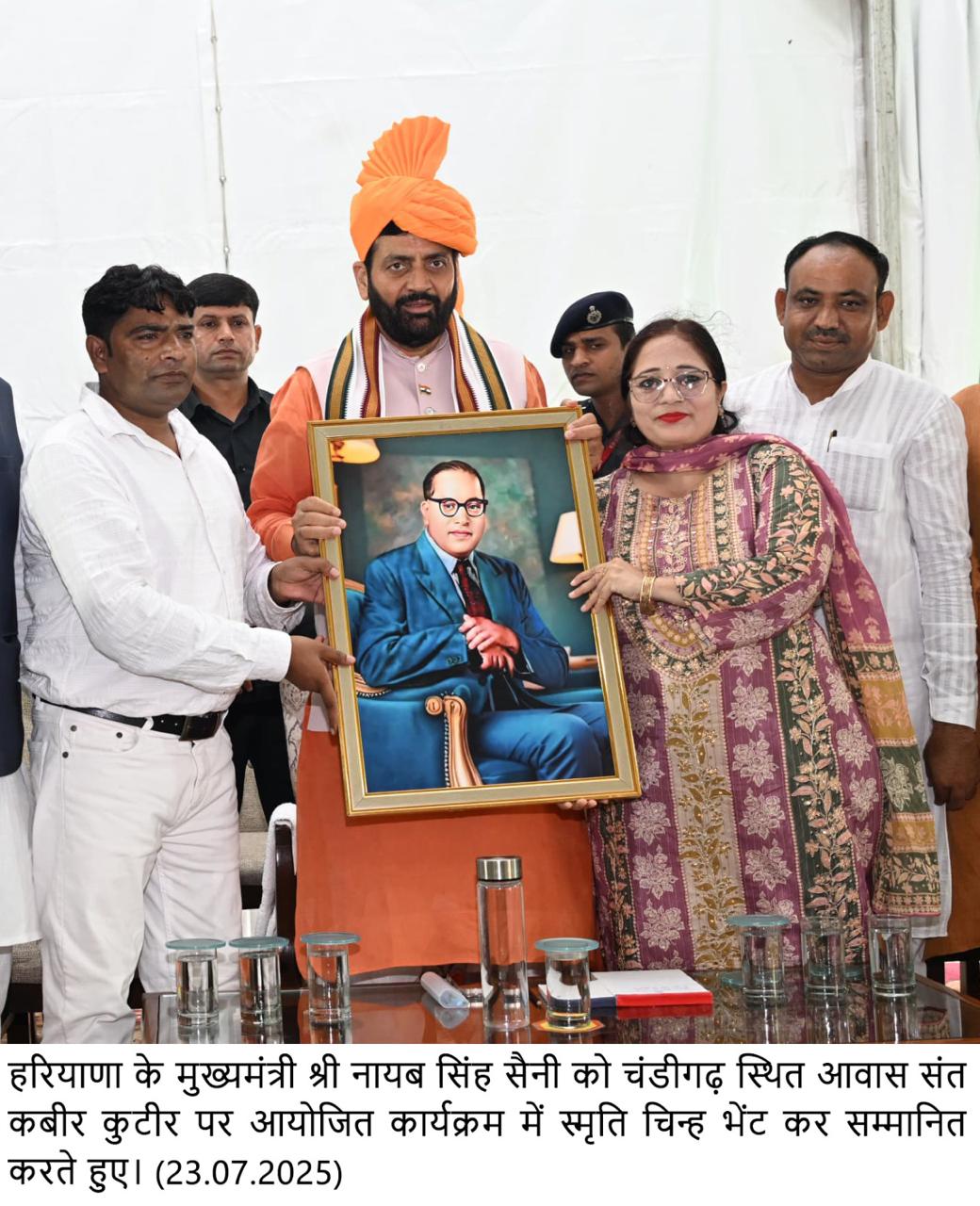“स्वच्छ हरियाणा की कल्पना सफाईकर्मियों के बिना अधूरी” – मुख्यमंत्री नायब सिंह सैनी